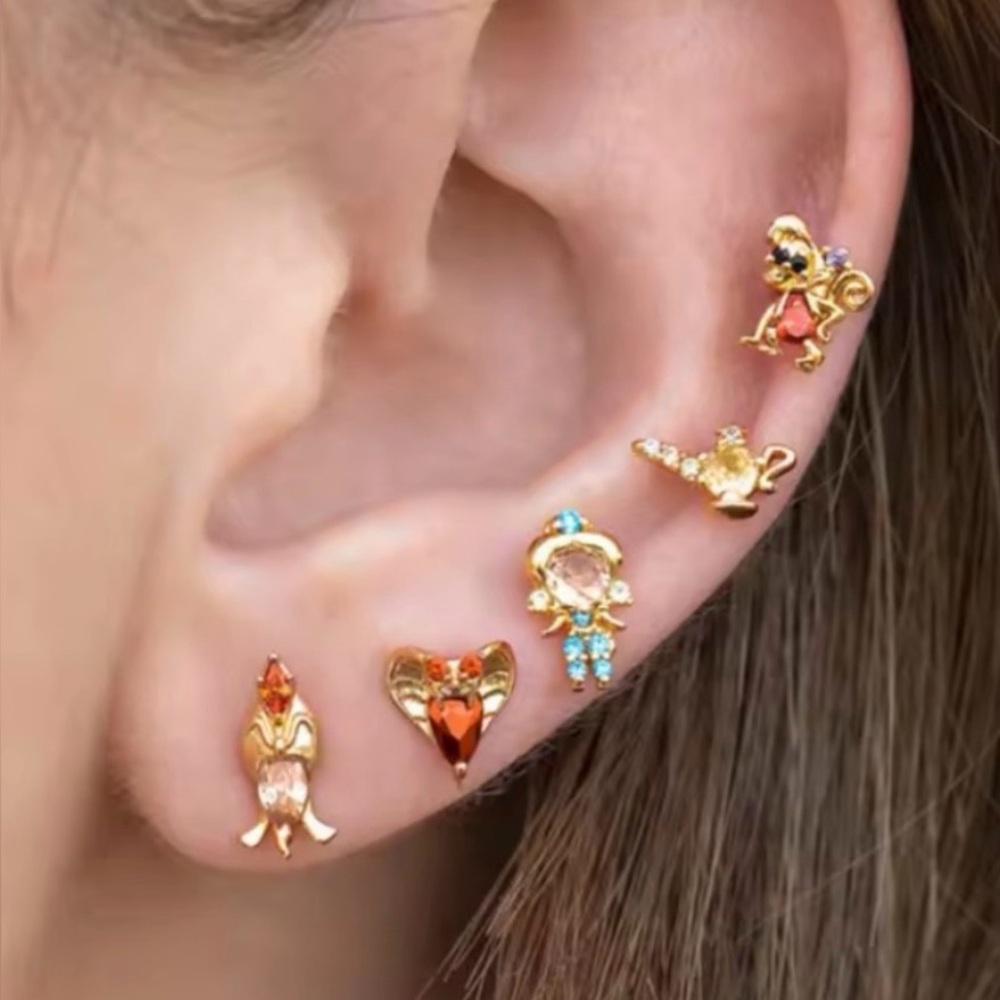 Disney’s Aladdin Villain Stud Earrings - Picture 2 of 4